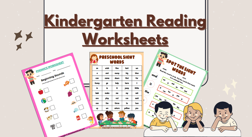 Free Kindergarten Reading Worksheets
free printable reading worksheets for kindergarten
