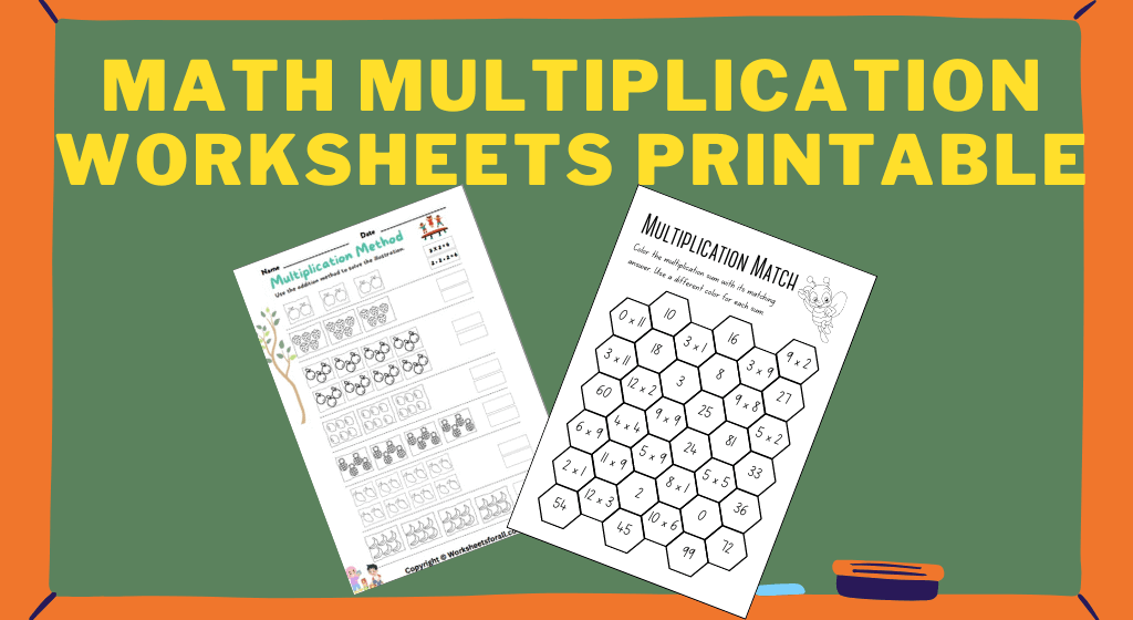 Math Multiplication Worksheets Printable free multiplication worksheets to print
