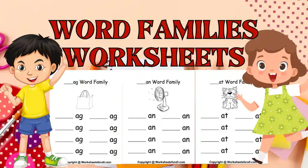 Word Families Worksheets Title 
Word Family Worksheets