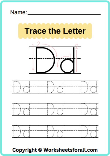 Trace the Letters Worksheets - Best Tracing Sheets For Pre K
